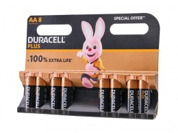 Duracell AA Battery Pack (8 Pack) &pound;5.99